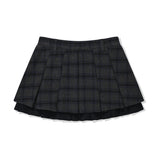 【予約｜10月中旬発送】 MINI PLEATED SKIRT - CHECK/SOLID-PATTERN