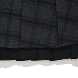 【予約｜10月中旬発送】 MINI PLEATED SKIRT - CHECK/SOLID-PATTERN