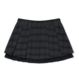 【予約｜10月中旬発送】 MINI PLEATED SKIRT - CHECK/SOLID-PATTERN