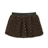 【予約｜10月中旬発送】 PATTERN BALLOON SKIRT-BROWN