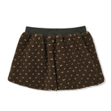 【予約｜10月中旬発送】 PATTERN BALLOON SKIRT-BROWN