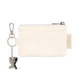 METAL KEYRING CORDUROY POUCH