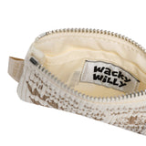 METAL KEYRING CORDUROY POUCH