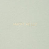 WOMEN'S TYPO LOGO CROP HOODIE ZIP-UP