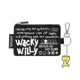 METAL KEYRING CORDUROY POUCH