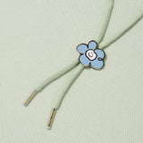 WOMEN'S TYPO LOGO CROP HOODIE ZIP-UP