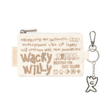 METAL KEYRING CORDUROY POUCH