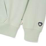 WOMEN'S TYPO LOGO CROP HOODIE ZIP-UP